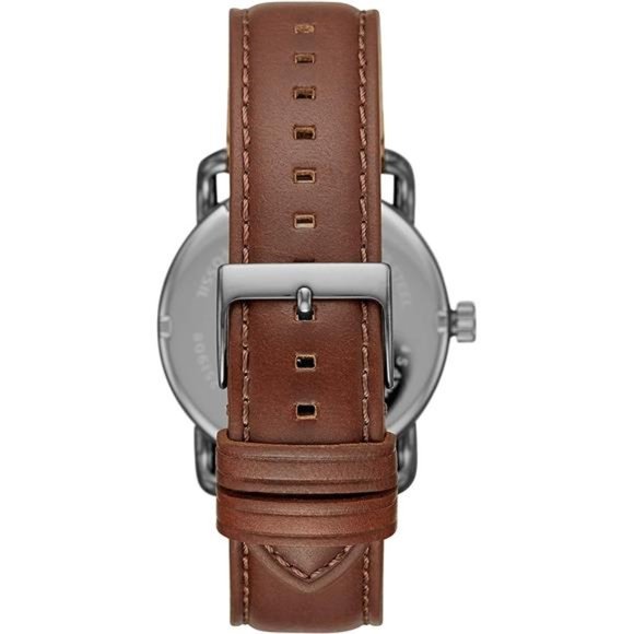 Fossil Men's Copeland Stainless Steel and Leather Casual Quartz Watch - Picture 2 of 6